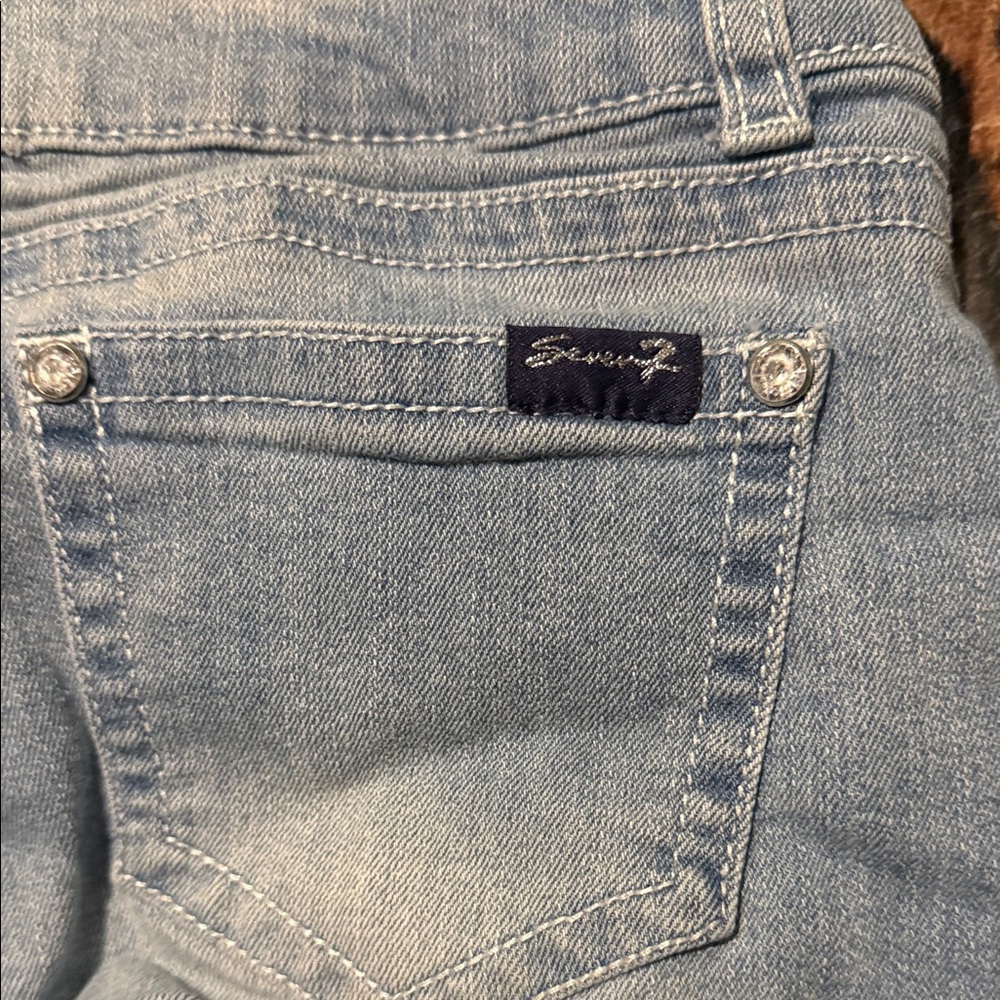 Kids Seven 7 Denim Lace Shorts - Picture 6 of 6